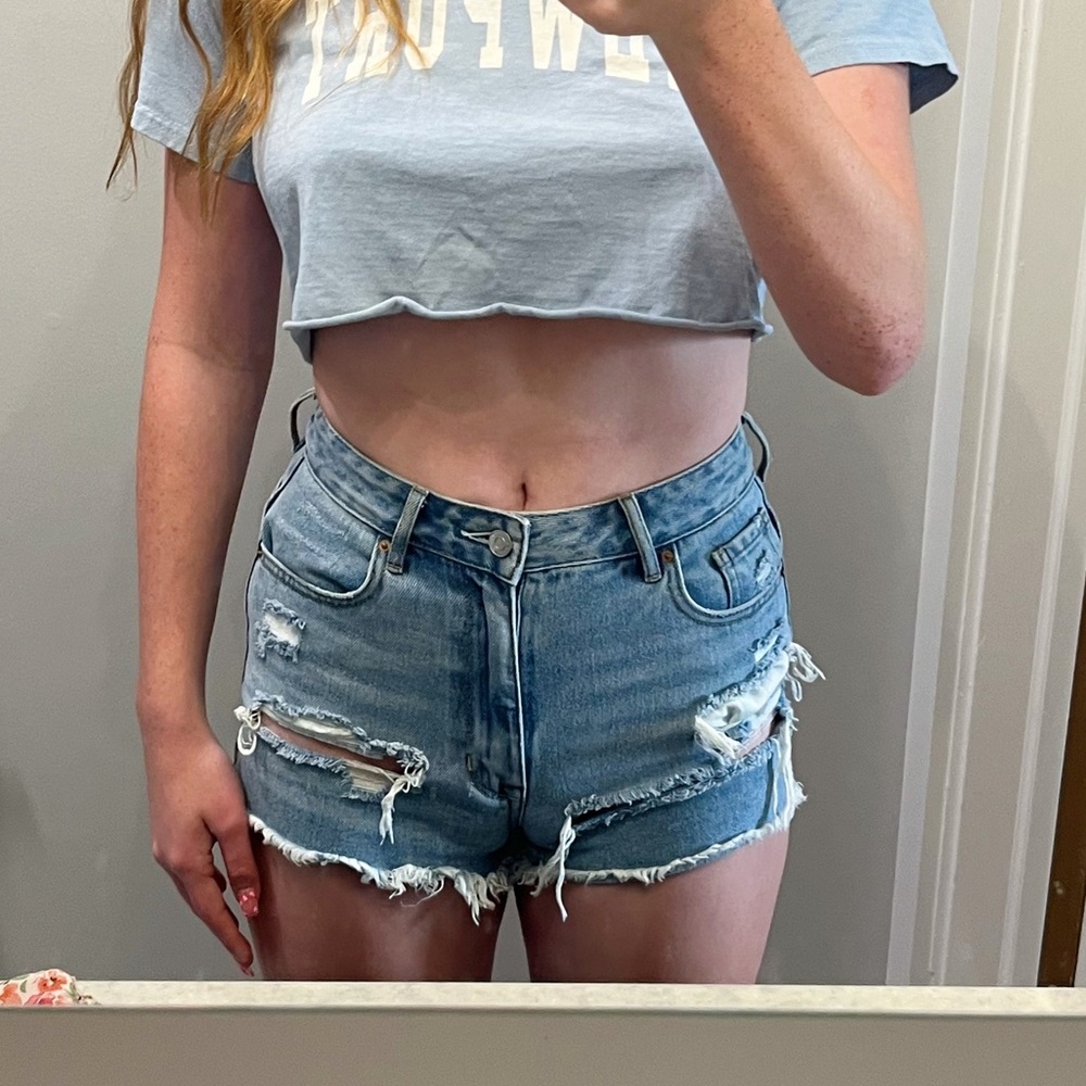 pacsun high rise festival shorts